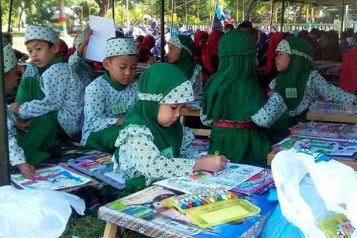 Lomba mewarnai Buleleng
