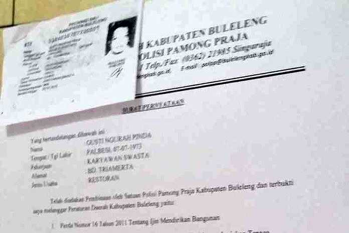 Tanpa Izin dan Pekerjakan TKA, Satpol PP Peringati Restoran 1 satpol PP