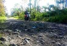 Jalan Dusun Tingas Rusak Barat Sejak 10 Tahun rusak