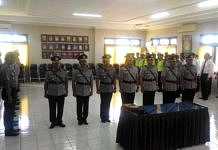 Empat Perwira Polres Gianyar Dimutasi perwira