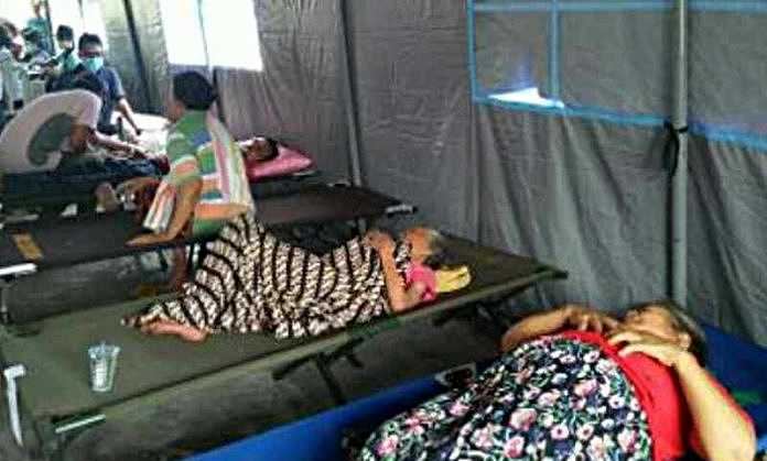 Sakit, 7 Pengungsi Rawat Inap 1