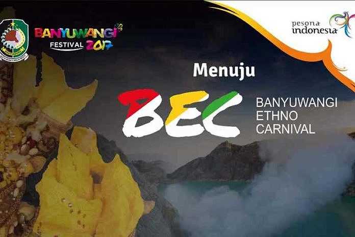 Keagungan Gunung Ijen dalam Banyuwangi Ethno Carnival 2017