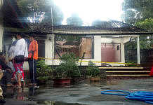 Rumah Warga Pengungsi Terbakar