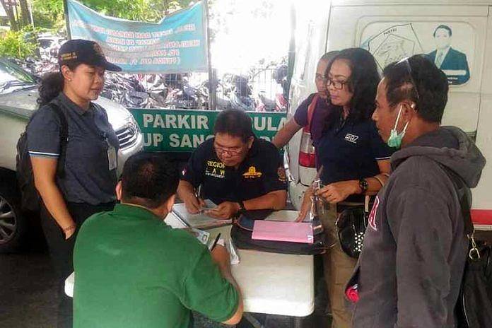 22 Perokok Terjaring Satpol PP di RSUP Sanglah 1 satpol pp