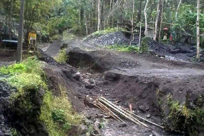 Jalan Penghubung di Duda Utara kembali Putus 1