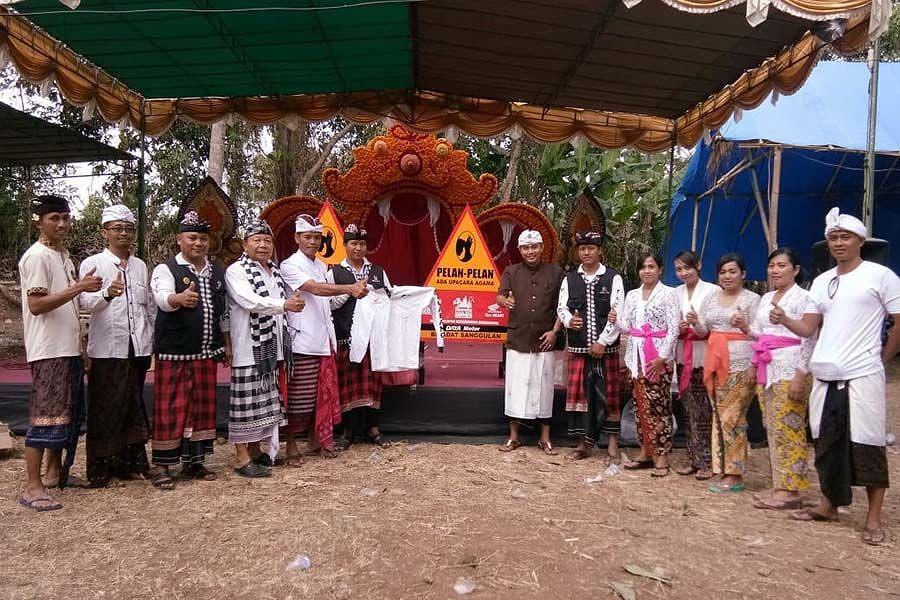 Dealer Honda Daya Motor Tabanan Lakukan CSR di Pura Dalem Adat