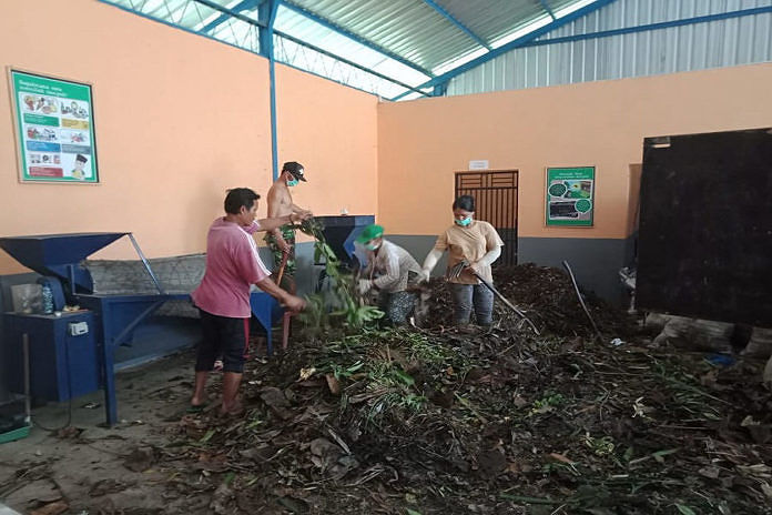Begini Pengolahan Sampah di Desa Bantas 1