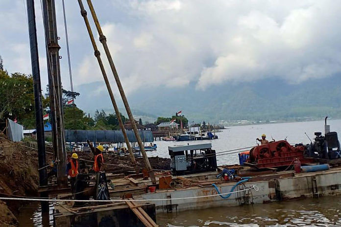 Digelontor Dana Pusat 24 Miliar, Dermaga Wisata Danau Beratan Mulai Digarap 1