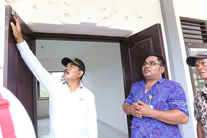 Tim Monev Tinjau Pengerjaan Proyek Fisik di Nusa Penida 1