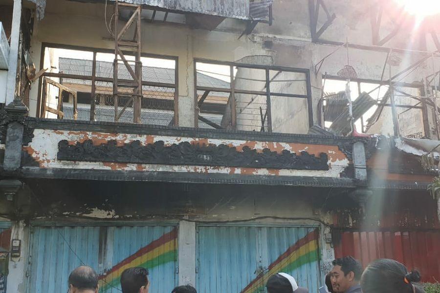 Kebakaran Ruko Dekat Pasar Anyar, Kerugian Capai Miliaran Rupiah