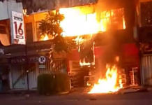 Sejumlah Ruko Dekat Pasar Anyar Terbakar