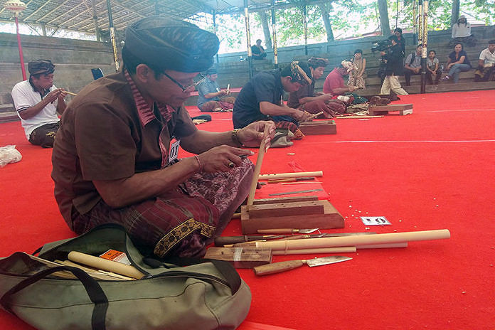 Only Four Districts Participate in Flute Making Contest 1