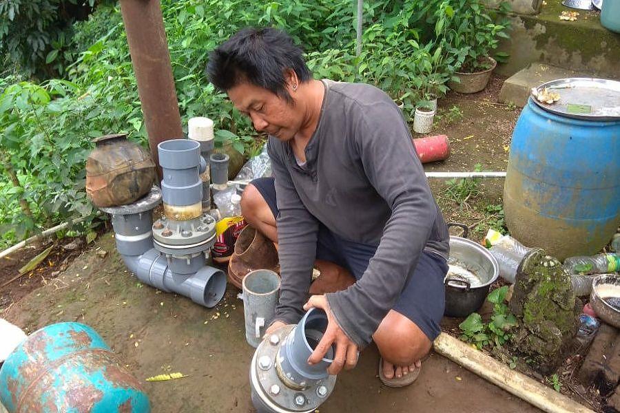 Warta, Buat Pompa Air Tanpa Listrik | BALIPOST.com