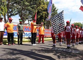 59 Regu Ikuti Lomba Gerak Jalan Tingkat SD Buleleng