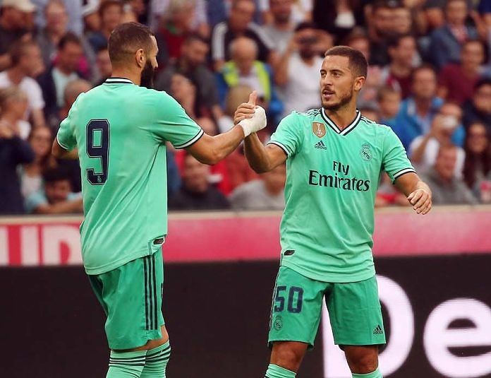Hazard opens Real Madrid goal account 1