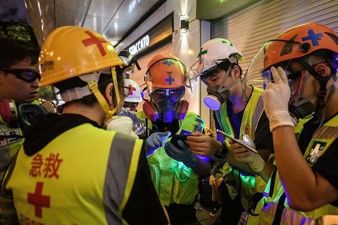 'It's humanitarian': the medics helping Hong Kong's protesters 1