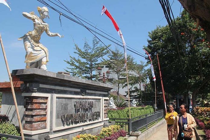 RTH di Banyuasri Dilengkapi Patung Tari Ikon Buleleng 1