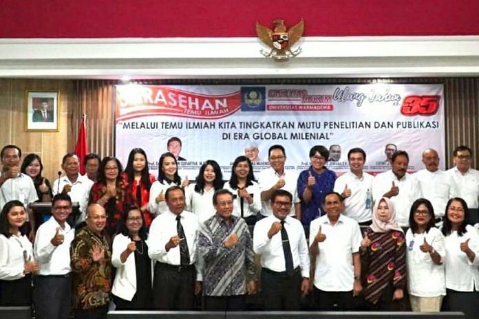 Sambut Puncak HUT ke-35, BK FH Unwar Gelar Sarasehan Temu Ilmiah 1