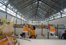 Pasar Anyar Sari Denpasar Di “Pelaspas,” Siap Ditempati 108 Pedagang