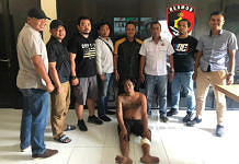 Perampok Bawa Celurit Ditembak di Monang-maning