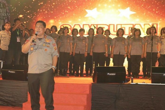 Ratusan Kilo Kembang Api Diletuskan di Pantai Kuta 1