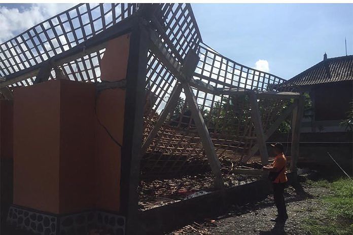Bangunan Mushola di MIN 1 Jembrana Roboh 1