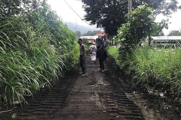 Pascabanjir Bandang, Jalan Menuju Pura Plaspasan Diperbaiki 2
