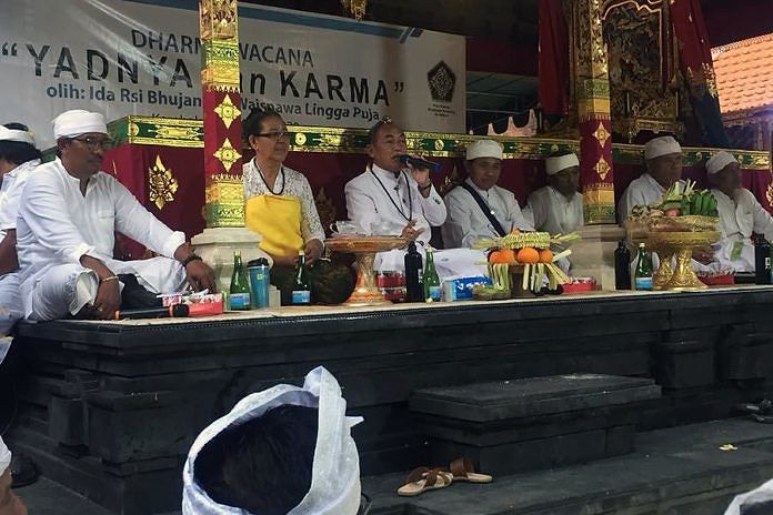 Piodalan Nadi, Krama Pura Kawitan Bhujangga Waisnawa Kerobokan Gelar Dharma Wacana