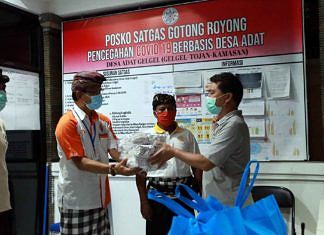 Bupati Suwirta Sambangi 23 Posko Satgas COVID -19
