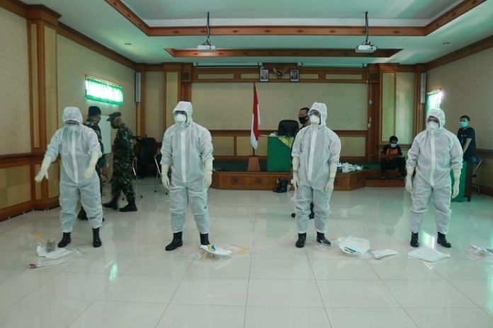 Kodim Siapkan Petugas Evakuasi Pasien COVID-19 1