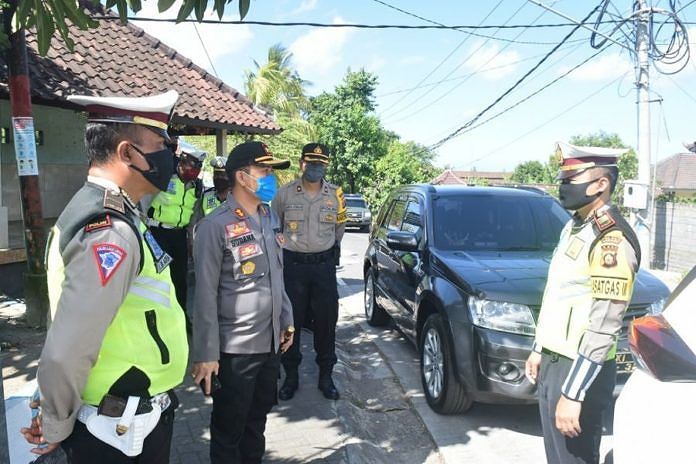 Polres Klungkung Fokus Larangan Mudik, Dua Posko Didirikan di Lokasi Ini 1