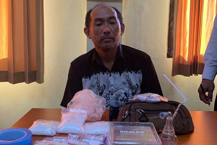 Pelaku kasus narkoba ditangkap anggota Ditresnarkoba Polda Bali. (ist) 