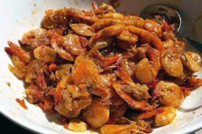 Oseng-oseng Udang Pedas 1