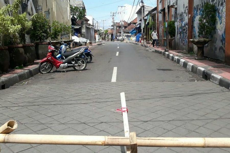 Pedagang di Pasar Pemeregan Positif COVID19, Akses Jalan Pedagang di Pasar Pemeregan Positif COVID19, Akses Jalan