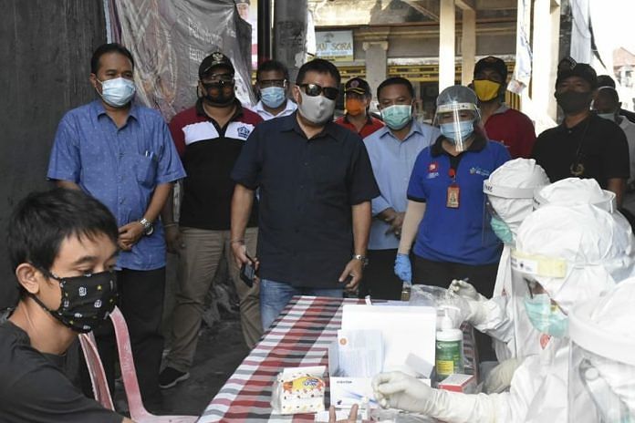 Puluhan Warga Jalan Gunung Salak Denpasar Jalani