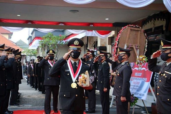 Kapolres Adnyana Pimpin Wisuda Purnabhakti Polri Polres Gianyar 1