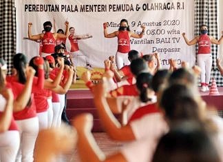 Begini, Lomba Senam Aerobik di Tengah Pandemi COVID-19