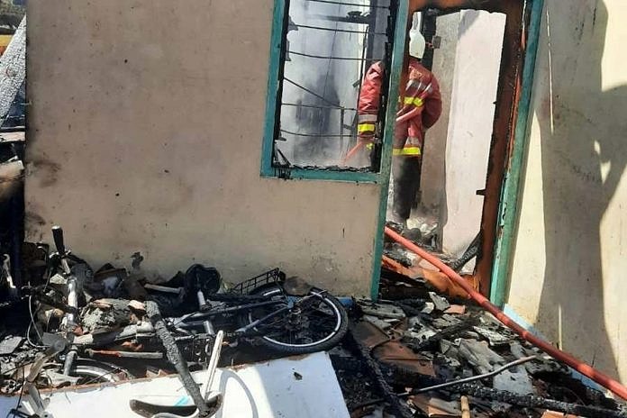 Ditinggal Melayat, Rumah Ludes Terbakar 1