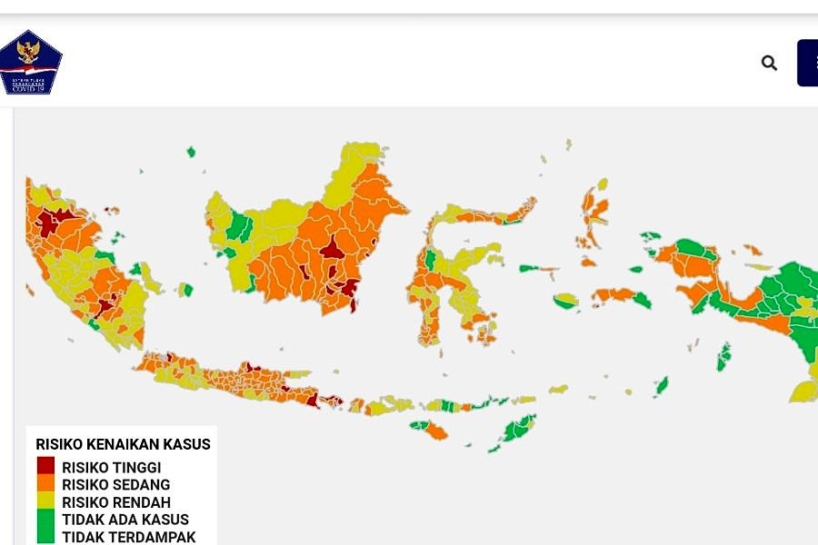 Jumlah Tambahan Kasus COVID19 Nasional Turun, Bali Masih