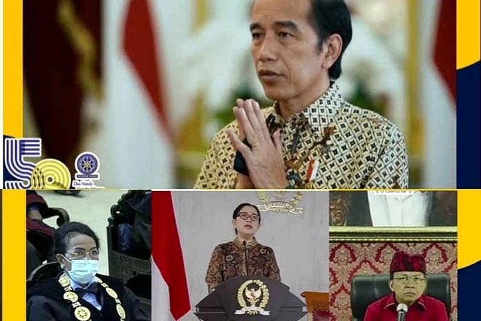 Presiden Jokowi Harapkan Unud Terus Berperan Dalam Adaptasi Kebiasaan Baru Di Bali Dan Indonesia 1