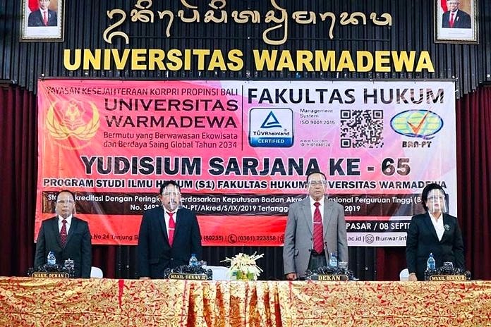 Yudisium Sarjana Ke 65, FH Unwar Menuju Pusat Pengembangan Studi Ilmu Hukum 1