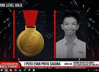 Siswa SMA Negeri 4 Denpasar Raih Predikat Gold Dalam Ajang Penganugerahan AHM Best Student 2020
