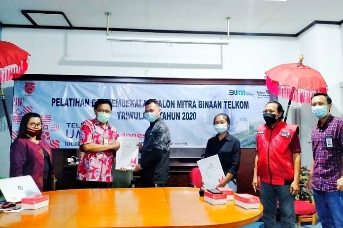 Telkom Salurkan Dana Bergulir Triwulan IV 2020 Sebesar Rp 615 Juta Ke UMKM Di Bali 1