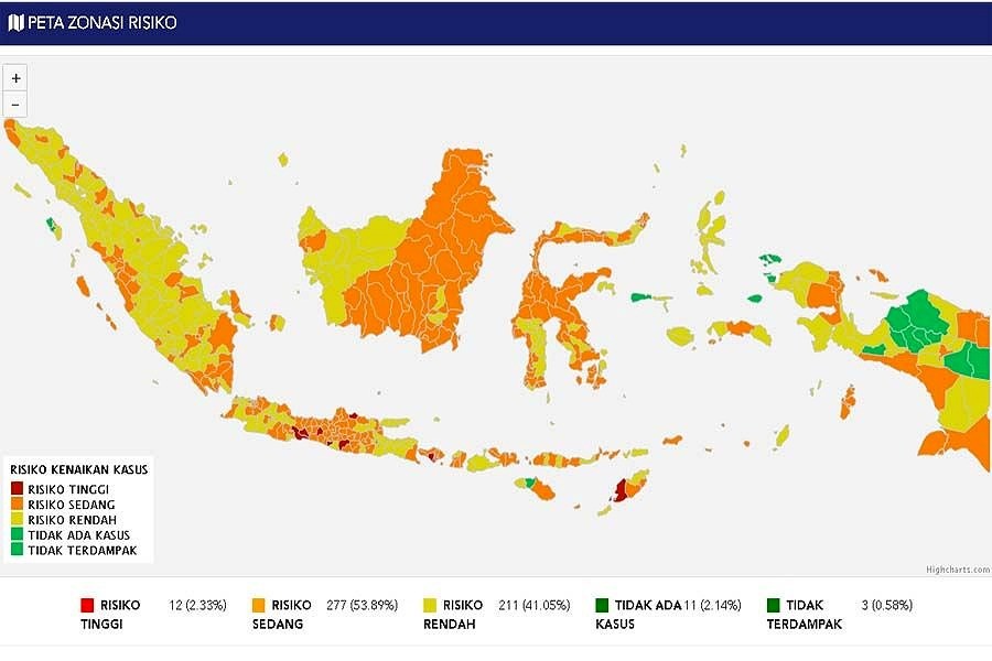 Zonasi Risiko Bali Kembali Diperbarui, Tinggal Sisa 3 Zona Merah ...