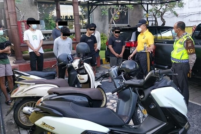 Tujuh Pelaku Balapan Liar Diamankan 1