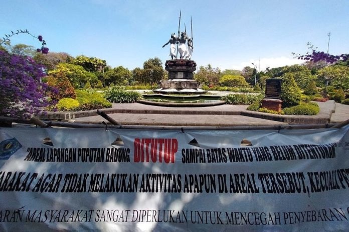 Masih Ditutup, Lapangan Dan Ruang Publik Di Denpasar 1