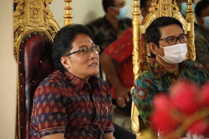 Bupati Giri Prasta Ikuti Pencanangan Pelaksanaan Program Desa Kerti Bali Sejahtera 1