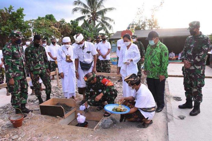 Pembangunan Pura di Papua Barat 1