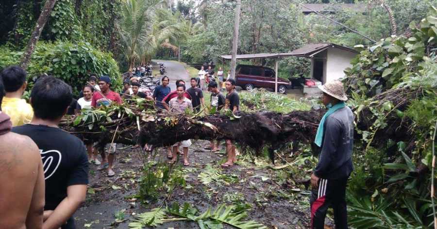 Hujan Deras Picu Sejumlah Bencana di Klungkung