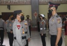 Seribuan Anggota Polda Bali Naik Pangkat